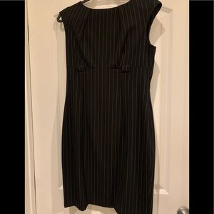 Fitted Calvin Klein pinstripe dress